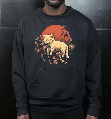 Sleeping Cat on Sakura