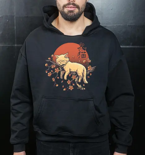 Sleeping Cat on Sakura