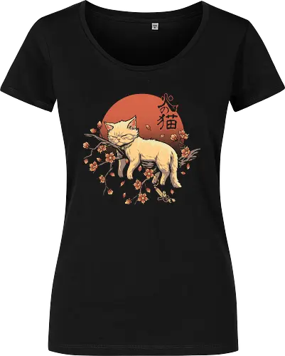 Sleeping Cat on Sakura