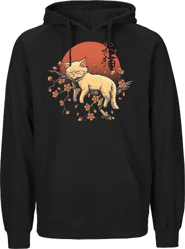 Sleeping Cat on Sakura