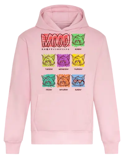 Everyday Mood - grumpy cat, Anti Social, hate morning, catrovert, introvert, anti human, anti people, idgaf, dilligaf, don't care, mind your business, funny cat, cute cat, funny, cat joke, memes, internet meme, hilarious, funny meme, cat meme, meme - Heavyweight Hoodie