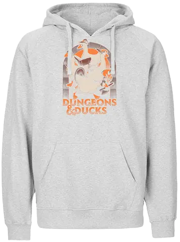 Dungeons and Ducks - rpg, ducks, internet, meme, fantasy, role-playing game, d20, dungeon master, game, adventure, Pen and Paper, tabletop, funny, fun - Fairtrade Hoodie