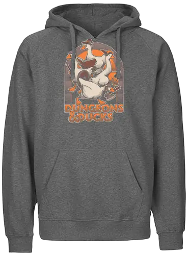 Dungeons and Ducks - rpg, ducks, internet, meme, fantasy, role-playing game, d20, dungeon master, game, adventure, Pen and Paper, tabletop, funny, fun - Fairtrade Hoodie