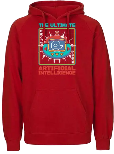 Vintage Virtual Pet - Cool Retro Game - vintage retro, virtual pet, video game, kid toy, electronics, Artificial Intelligence, japanese kanji, cute, pet, classic, virtual, Virtual Reality - Fairtrade Hoodie