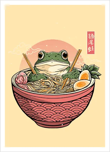 Toad Ramen Bath Ukiyo