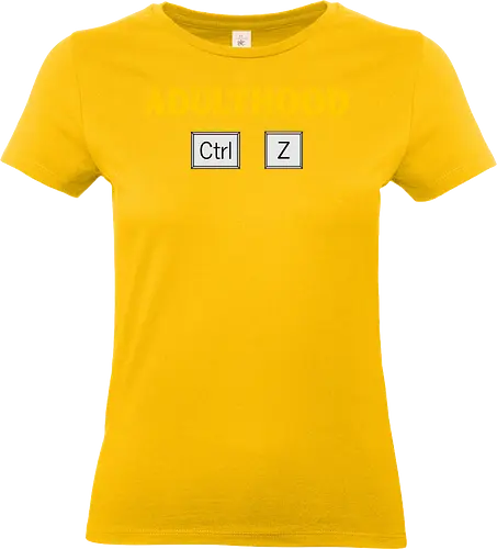 Adulthood Ctrl Z - Erwachsenenhumor, lustiges Design, Computerwitz, technikaffin, PC-Nerd, Ctrl Z Design, Sarkasmus, Tastenkombination, Grafikdesign T-Shirt, Computerfreunde, lustige Grafik, ironische Designs, Technikliebhaber, Life Undo, Erwachsenenleben, IT-Liebhaber, lustige Geschenkidee, Nerd Humor, witzige Sprüche, Tech-Geschenk, Statement-Shirt, Millennials Humor, Gen X Spaß, Erwachsensein, lustiger Alltagswitz - Standard T-Shirt (Women)
