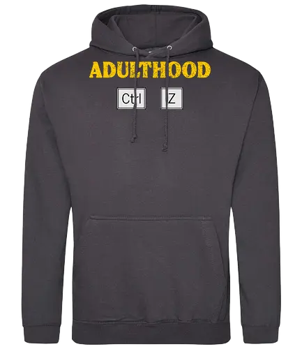 Adulthood Ctrl Z - Erwachsenenhumor, lustiges Design, Computerwitz, technikaffin, PC-Nerd, Ctrl Z Design, Sarkasmus, Tastenkombination, Grafikdesign T-Shirt, Computerfreunde, lustige Grafik, ironische Designs, Technikliebhaber, Life Undo, Erwachsenenleben, IT-Liebhaber, lustige Geschenkidee, Nerd Humor, witzige Sprüche, Tech-Geschenk, Statement-Shirt, Millennials Humor, Gen X Spaß, Erwachsensein, lustiger Alltagswitz - Standard Hoodie