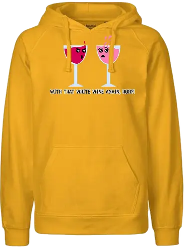Wine Problems (Weinprobleme) - Wein, Weinliebhaber, lustig, Cartoon, Getränk, Paar, Humor, Comedy, Weinglas, Party, Weinprobe, witzig, Alkohol, romantisch, Event, clever, verspielt, Charme, Weinenthusiast, valentine's day, Valentinstag, singles day - Fairtrade Hoodie