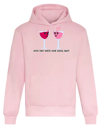 Wine Problems (Weinprobleme) - Wein, Weinliebhaber, lustig, Cartoon, Getränk, Paar, Humor, Comedy, Weinglas, Party, Weinprobe, witzig, Alkohol, romantisch, Event, clever, verspielt, Charme, Weinenthusiast, valentine's day, Valentinstag, singles day - Heavyweight Hoodie