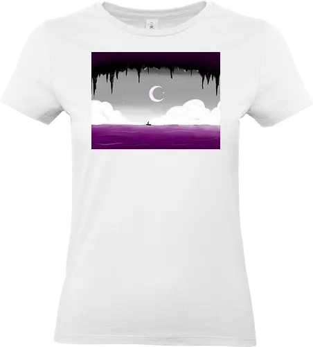 Ace Pride Landschaft - ace, asexuell, pride, landschaft, subtle pride - Standard T-Shirt (Women)