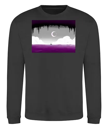 Ace Pride Landschaft - ace, asexuell, pride, landschaft, subtle pride - Sweatshirt