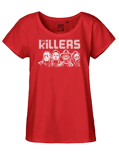 The Killers - jason, Freddy Krueger, Mike Myers, Ghostface - Fairtrade Girl Shirt