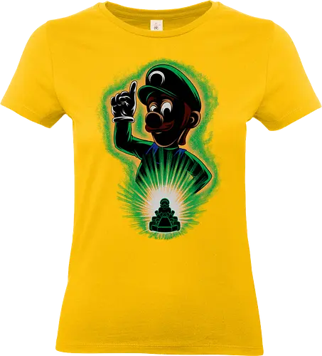 Green Bro Racing - Luigi, gaming, kart - Standard T-Shirt (Women)