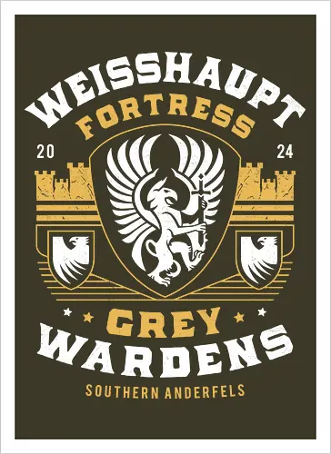 Grey Wardens Fortress Crest