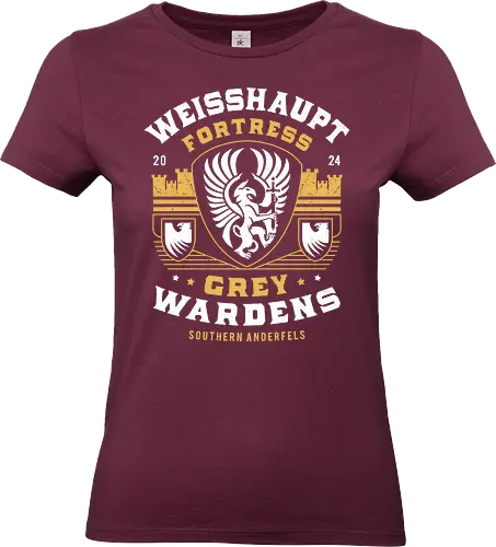 Grey Wardens Fortress Crest - dragon, veilguard, veil guard, video game, gaming, gamer, emmrich volkarin, rook, manfred, lucanis, bellara lutare, neve gallus, rpg, inquisition, grey wardens - Standard T-Shirt (Women)
