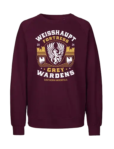 Grey Wardens Fortress Crest - dragon, veilguard, veil guard, video game, gaming, gamer, emmrich volkarin, rook, manfred, lucanis, bellara lutare, neve gallus, rpg, inquisition, grey wardens - Fairtrade Sweatshirt