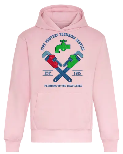 Pipe Masters Plumber Service - gamer, 80s, childhood, funny, gaming, geek, nerd, nostalgia, plumber, popculture, retro, retro gamer, service, video game, vintage - Heavyweight Hoodie