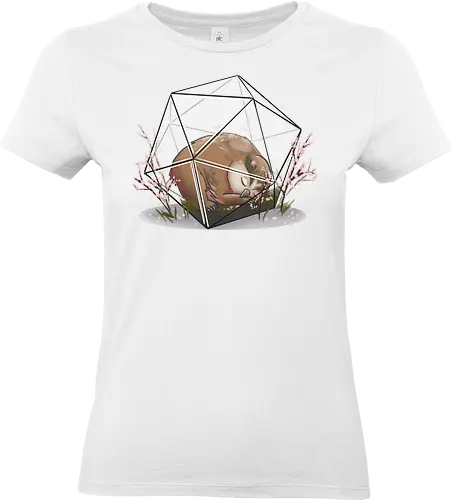 Sakura Eulenbär Terrarium - owlbear, Pen and Paper, Pen and paper, Sakura, Frühling, eulenbär, Valentins Tag, kirschblüten, cherry blossom - Standard T-Shirt (Women)