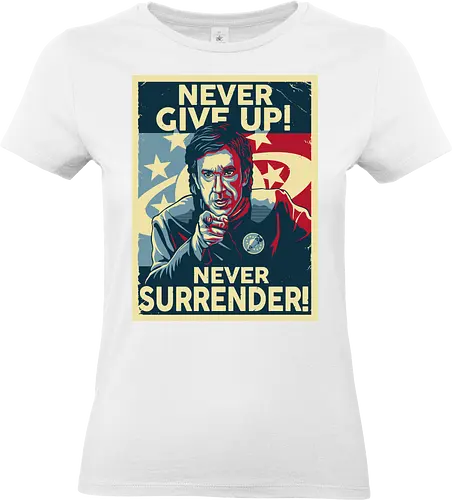 Never Give Up - nevergiveup, sf, movie, popculture, space - Standard T-Shirt (Women)