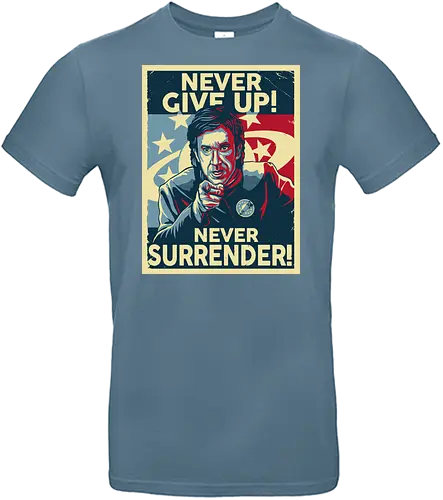 Never Give Up - nevergiveup, sf, movie, popculture, space - Standard T-Shirt