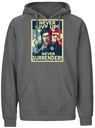 Never Give Up - nevergiveup, sf, movie, popculture, space - Fairtrade Hoodie