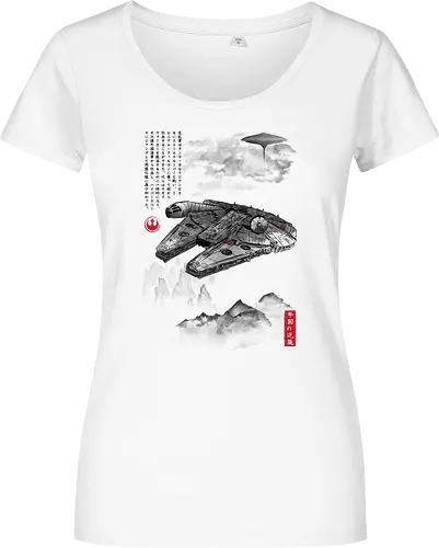 Escape from cloud city sumi e