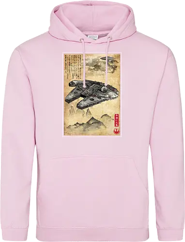 Escape from cloud city woodblock