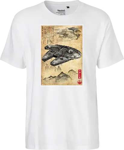 Escape from cloud city woodblock