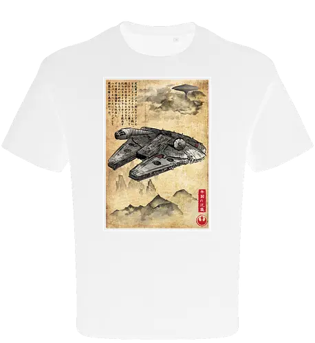 Escape from cloud city woodblock