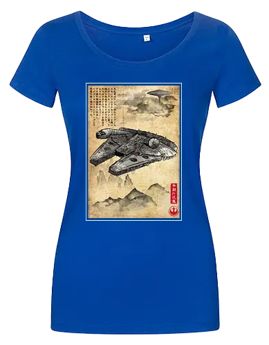 Escape from cloud city woodblock