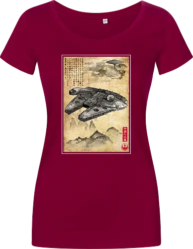 Escape from cloud city woodblock