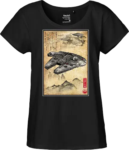 Escape from cloud city woodblock