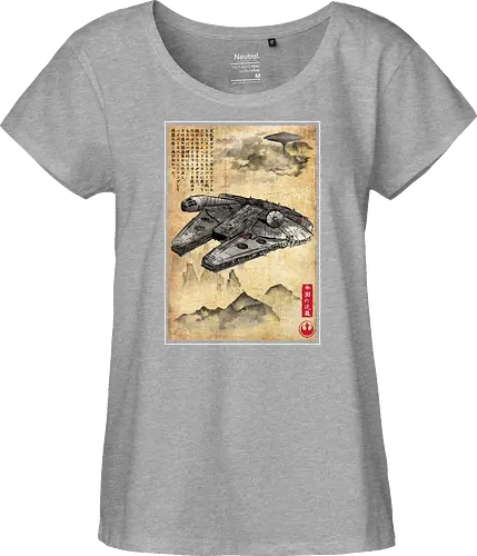 Escape from cloud city woodblock