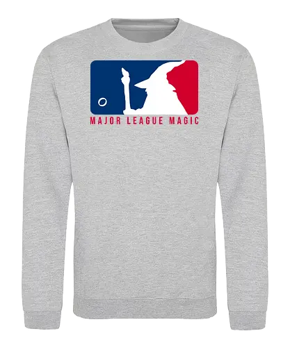 Major League Magic - popculture, baseball, book, cult classic, cult film, cult movies, fantasy, film, geek, magic, parody, retro, sports, vintage, wizard - Sweatshirt