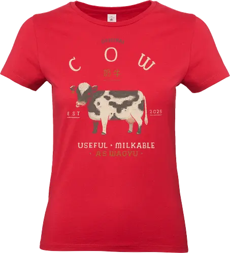 Original cow - Cow, cows, milk cow, beef, A5 wagyu - Standard T-Shirt (Women)