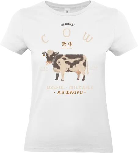 Original cow - Cow, cows, milk cow, beef, A5 wagyu - Standard T-Shirt (Women)