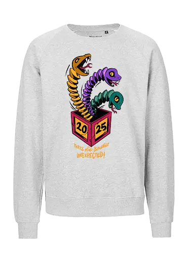 surprise box - snake, brain, skull, skeleton, myth, art, poison, animal, darkart, tattoo, golden - Fairtrade Sweatshirt