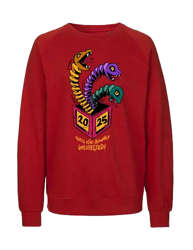 surprise box - snake, brain, skull, skeleton, myth, art, poison, animal, darkart, tattoo, golden - Fairtrade Sweatshirt