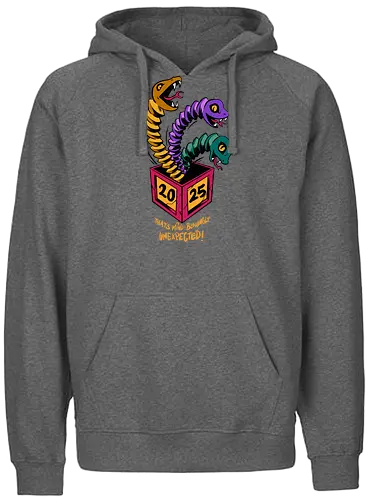 surprise box - snake, brain, skull, skeleton, myth, art, poison, animal, darkart, tattoo, golden - Fairtrade Hoodie
