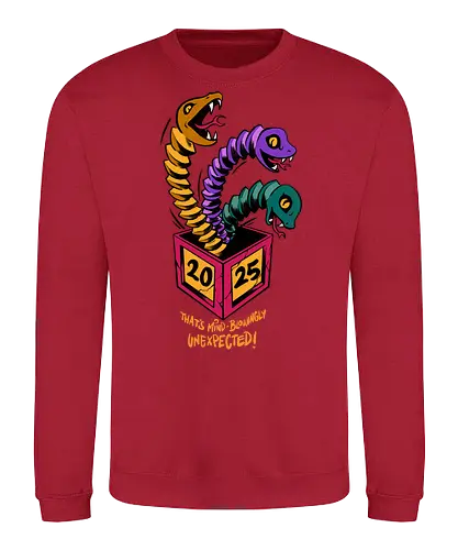 surprise box - snake, brain, skull, skeleton, myth, art, poison, animal, darkart, tattoo, golden - Sweatshirt
