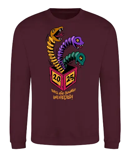 surprise box - snake, brain, skull, skeleton, myth, art, poison, animal, darkart, tattoo, golden - Sweatshirt
