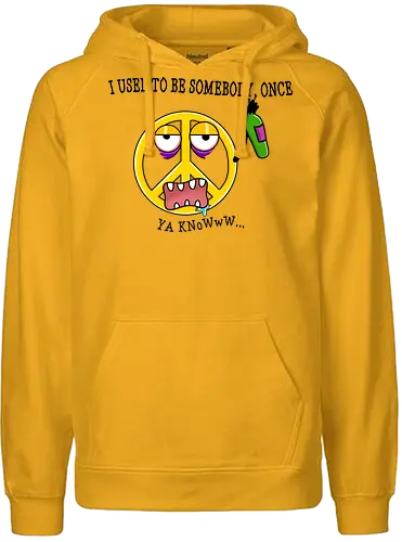 Tipsy Peace - Peace-Zeichen, Nostalgie, Humor, Rebellion, Retro, Satire, beschwipst, Bittersüß, vibes, alte Zeiten, Antiheld, sarkastisch, lustig, ikonisch, Klassiker, Erinnerungen, Spruchdesign, Statement, Popkultur, Stil - Fairtrade Hoodie
