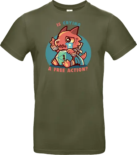 Crying is a Free Action