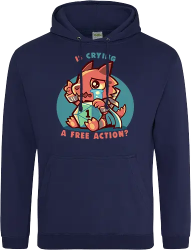 Crying is a Free Action