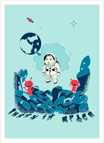 bunny in space