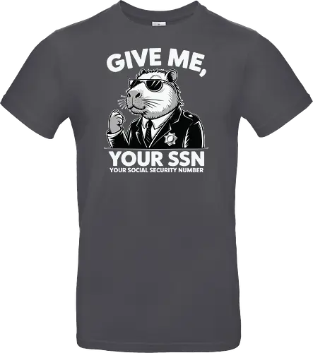 Give me your SSN. Your Social Security Number