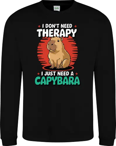 I don't need therapy, I just need a capybara