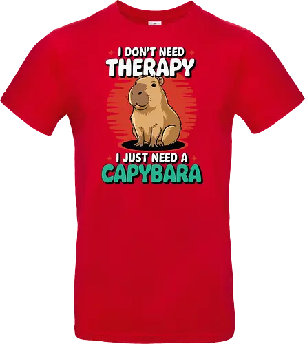 I don't need therapy, I just need a capybara