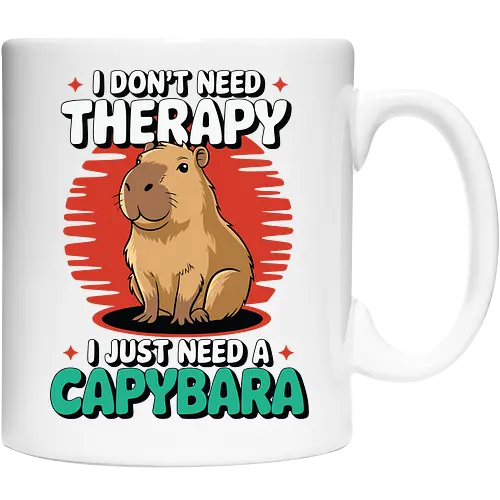 I don't need therapy, I just need a capybara