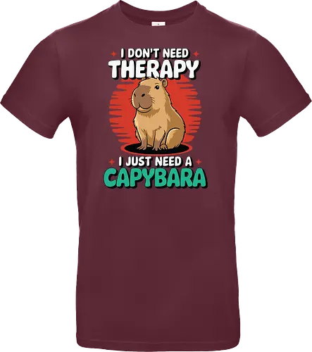 I don't need therapy, I just need a capybara